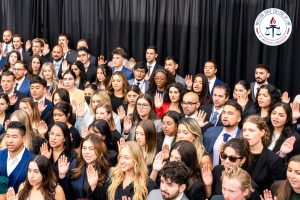 Abbas Chahine at Orientation swearing Oath of Professionalism