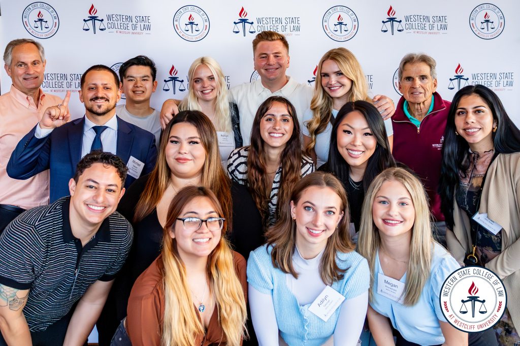 Chase Gleason with Mock Trial Society.