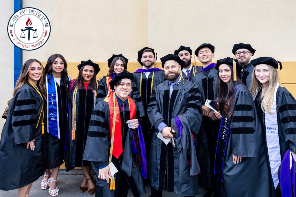 Group of students at commencement.
