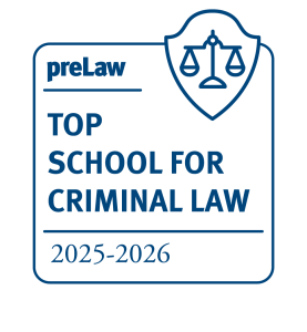 Criminal law badge from preLaw.