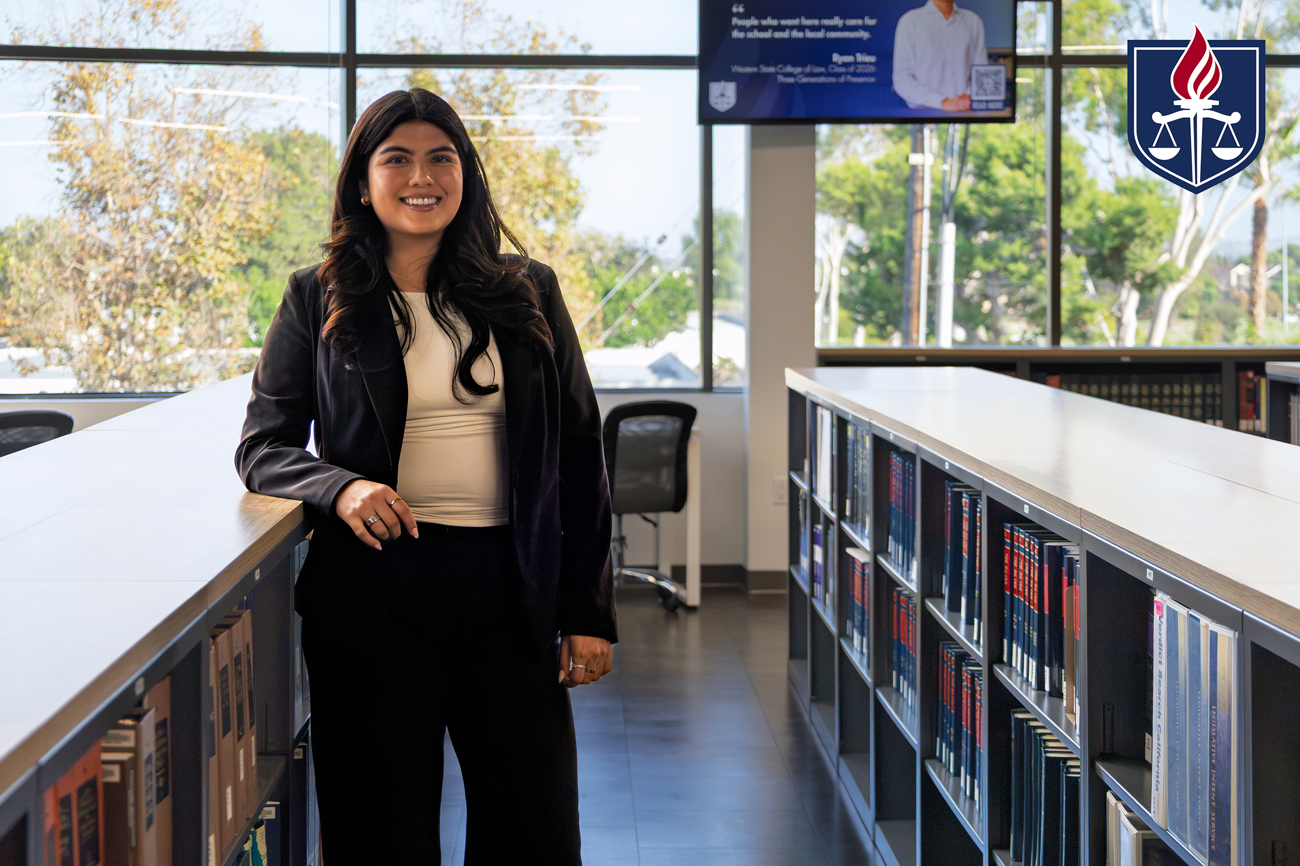 Emily Rivera at WSCL library
