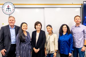 Eunice Park in a group photo.