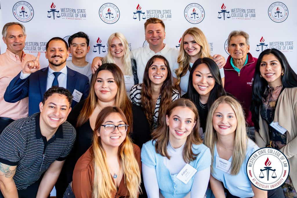 Group photo at the student mixer.