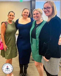 Heidi Plummer with friends.