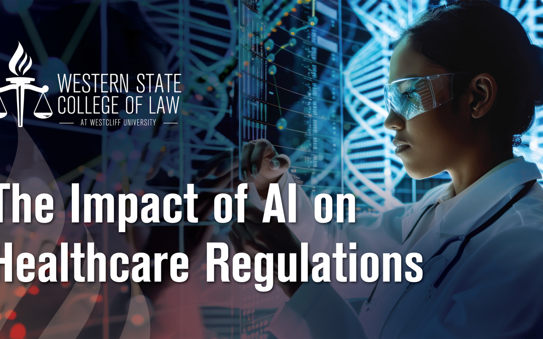 Impact of AI on Healthcare graphic.
