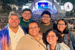 Jason Ruiz with family at Infinity Saga.