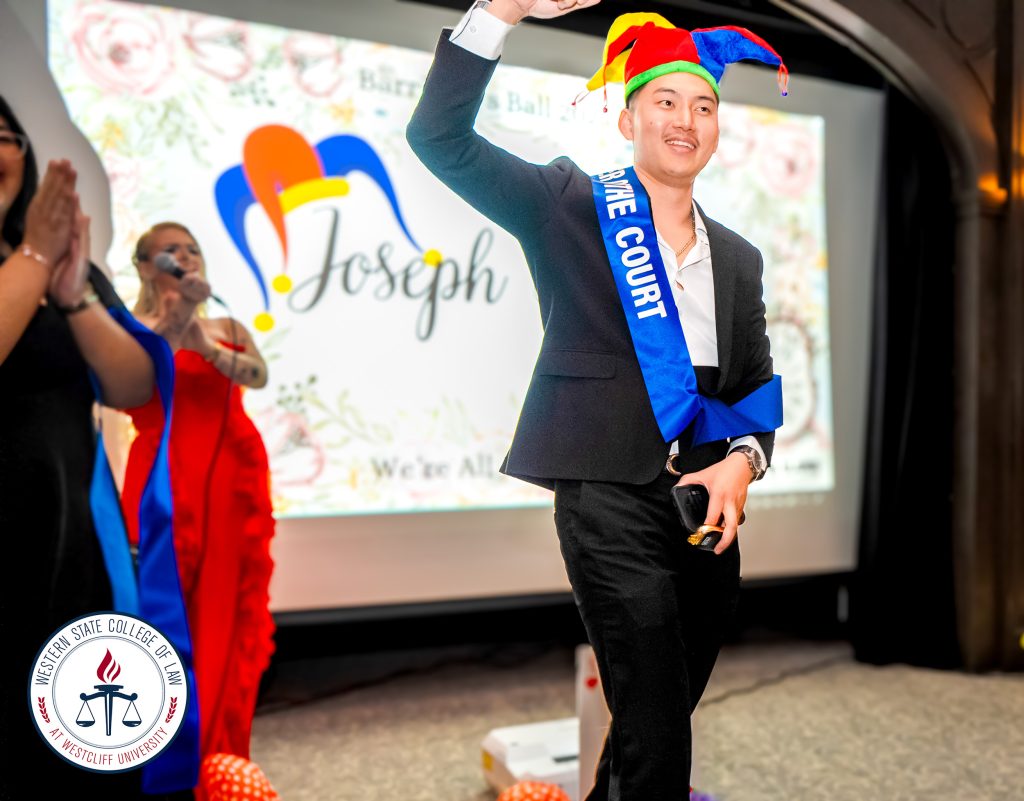 Joseph Song at the Barrister's Ball.
