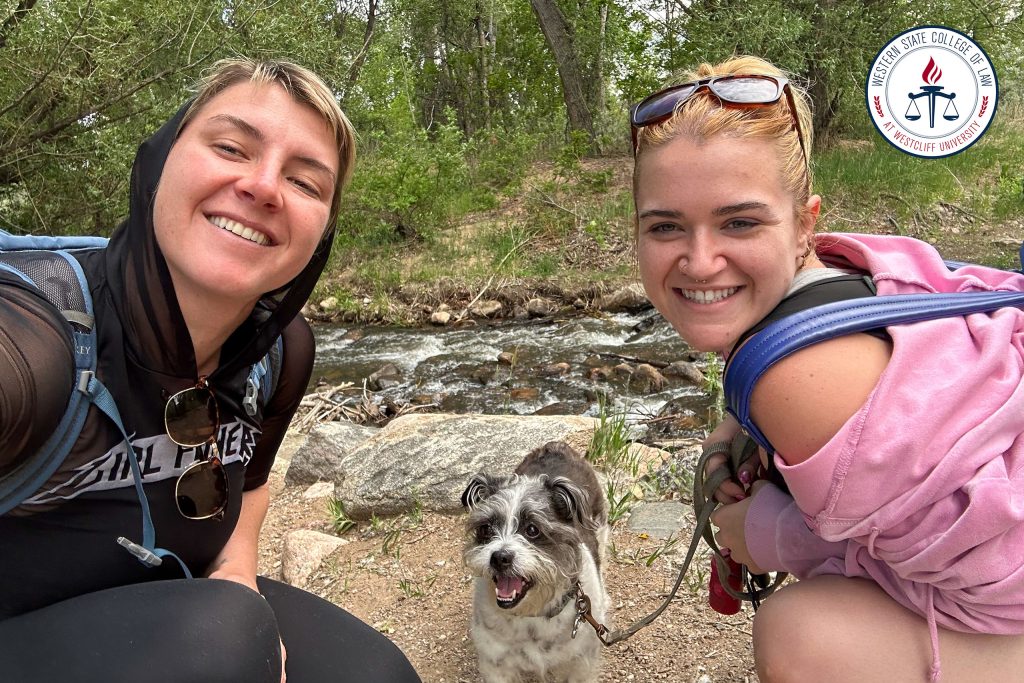 Karlee Wilkinson with her girlfriend and her dog