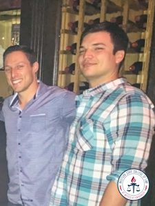 Matt Koller and Robert Mummert as students.