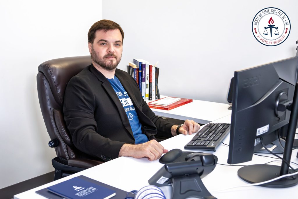 Moe Merheb in his office