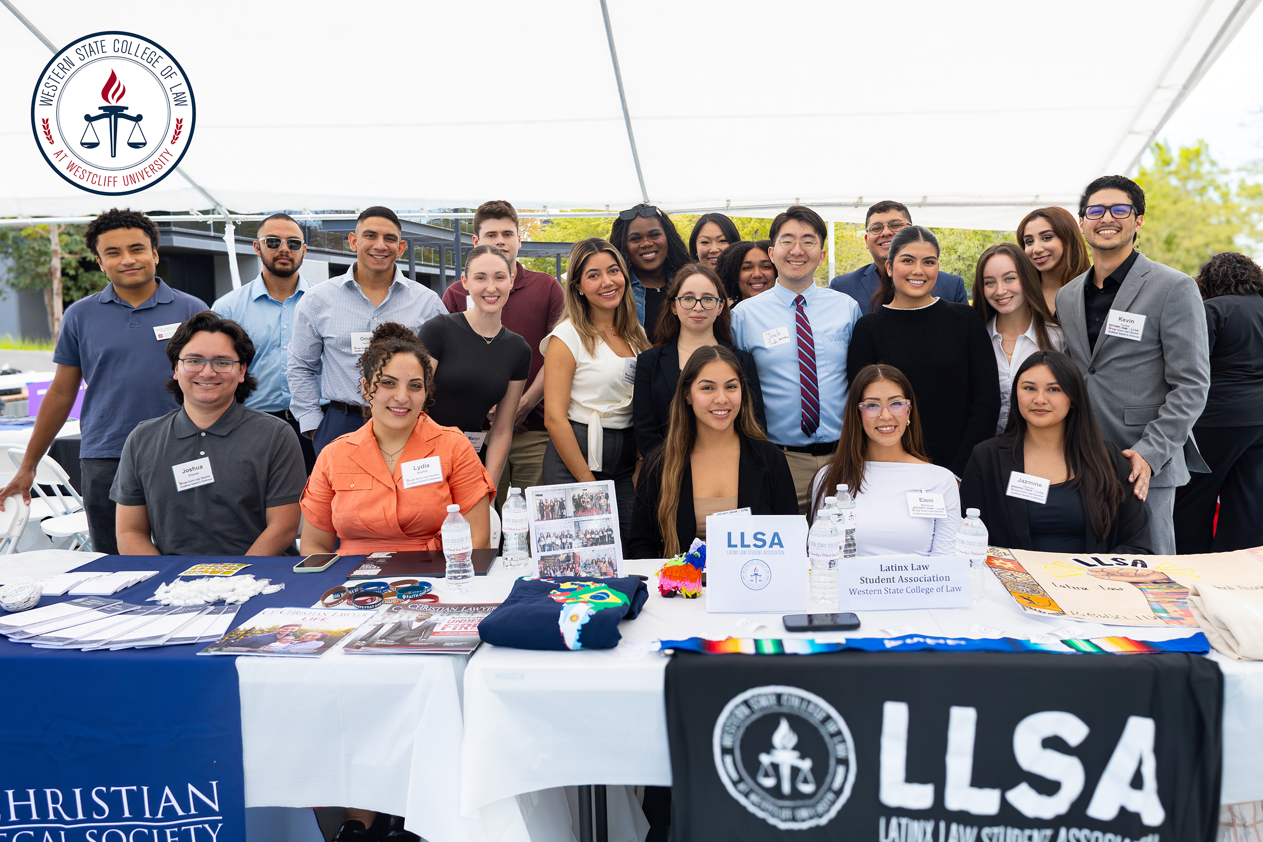 Student organizations at the conference.