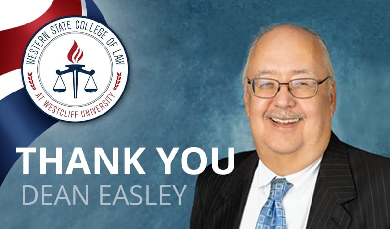 DEAN ALLEN EASLEY ANNOUNCES RETIREMENT | LAW SCHOOL BEGINS SEARCH FOR NEW DEAN